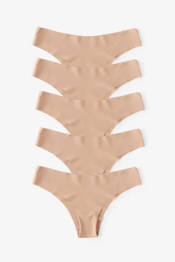5 Pack Invisible Cheeky Brief