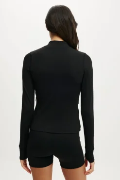 Active Core Zip Through Long Sleeve