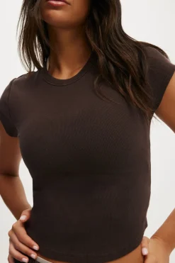 Active Curved Hem Baby Tee