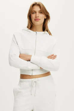 Active Raglan Zip Through Hoodie