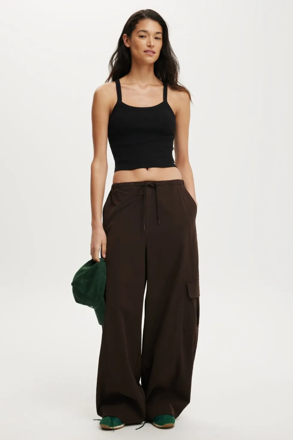 Active Rib T-Bar Cropped Tank