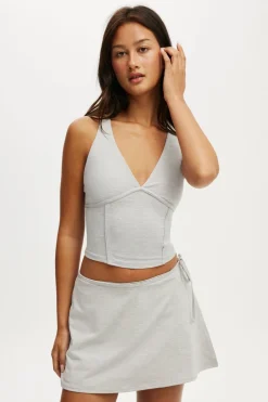 Active Wrap Skirt With Tie