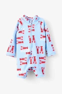 Baby Long Sleeve All In One Swimsuit