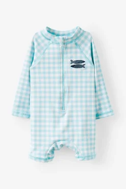 Baby Long Sleeve All In One Swimsuit
