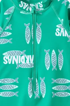 Baby Long Sleeve All In One Swimsuit