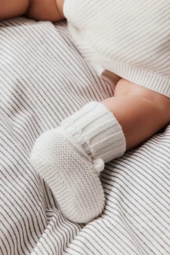 Baby Organic Knit Booties