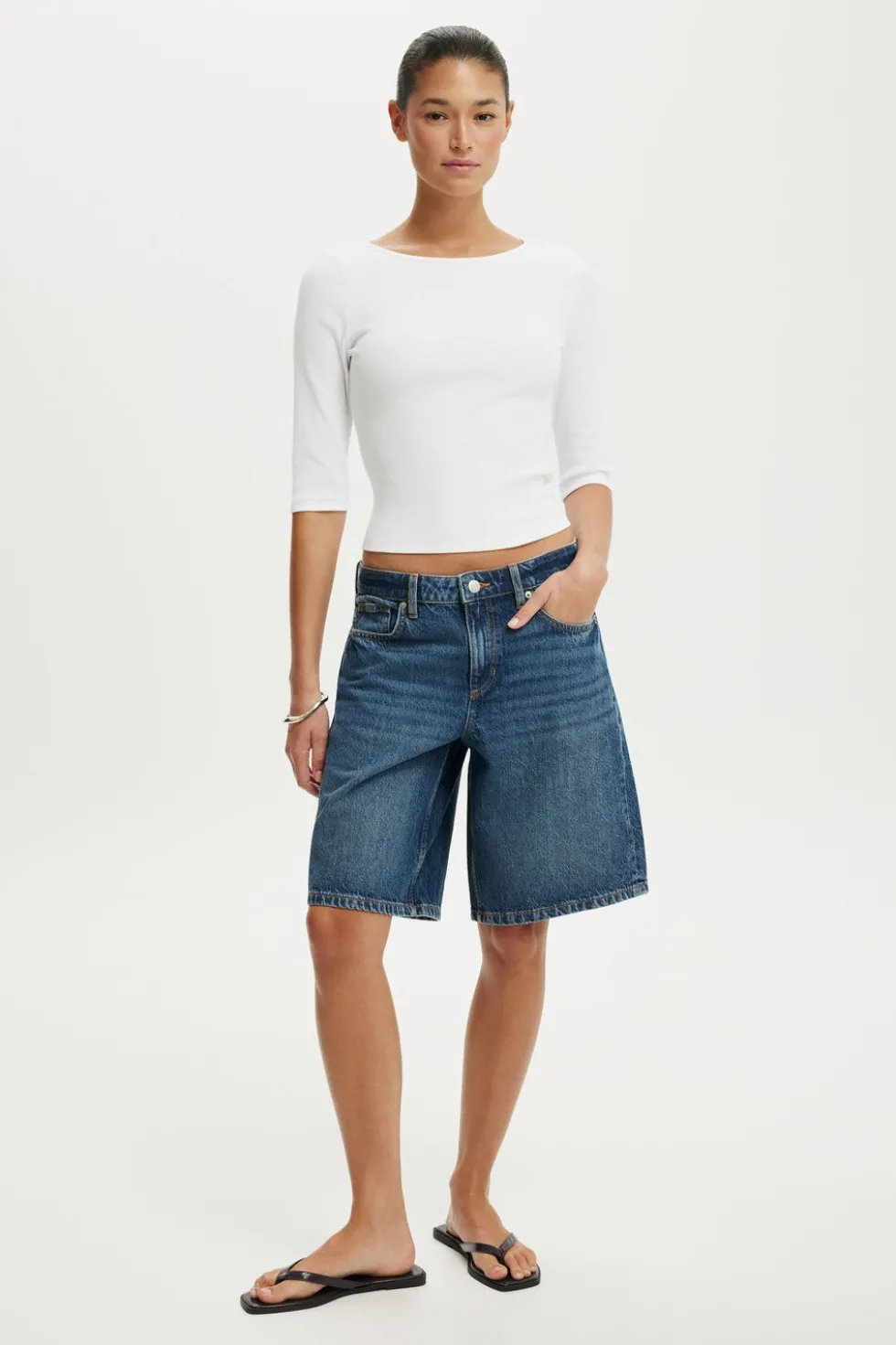 Baggy Denim Short