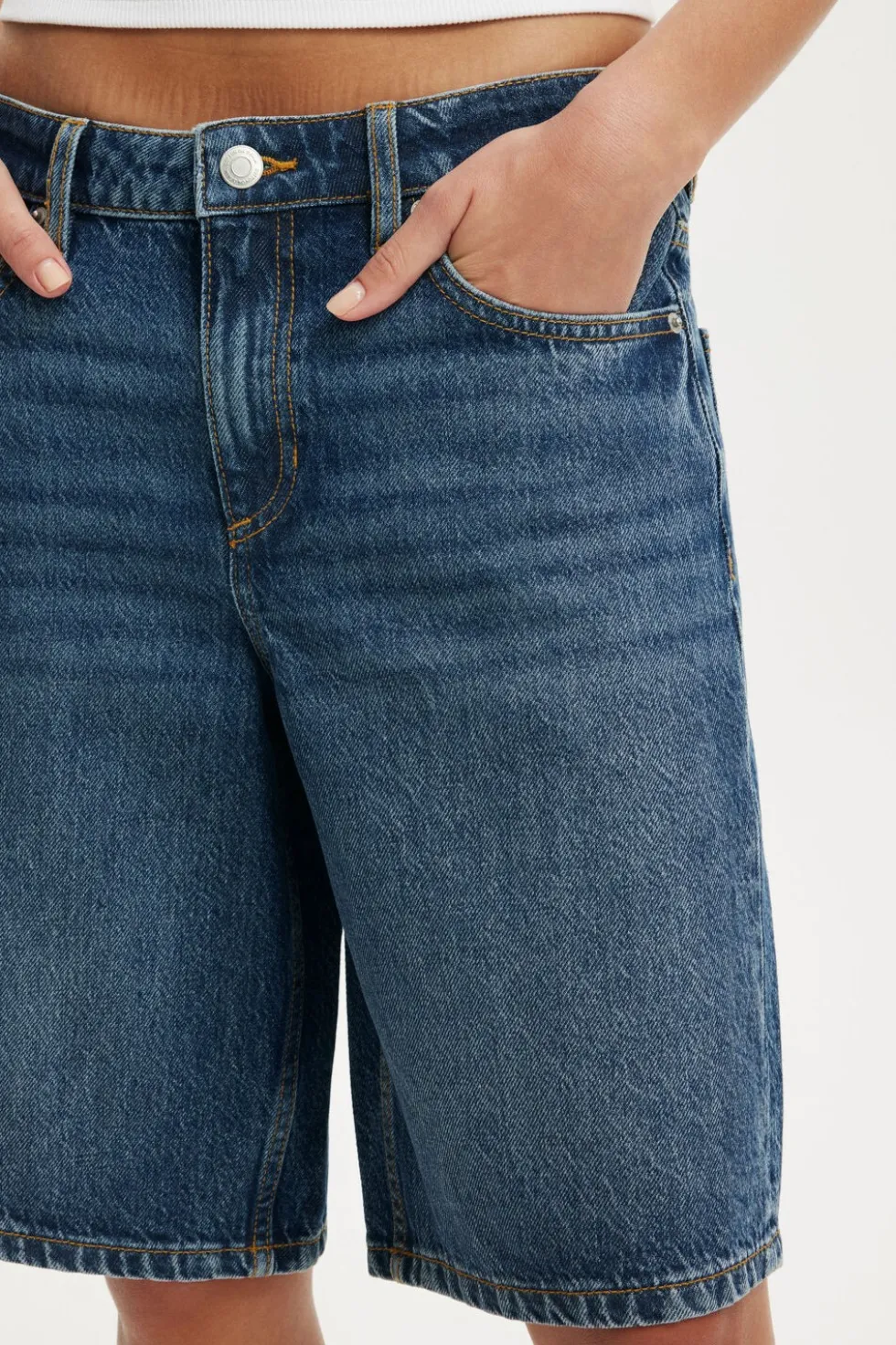 Baggy Denim Short