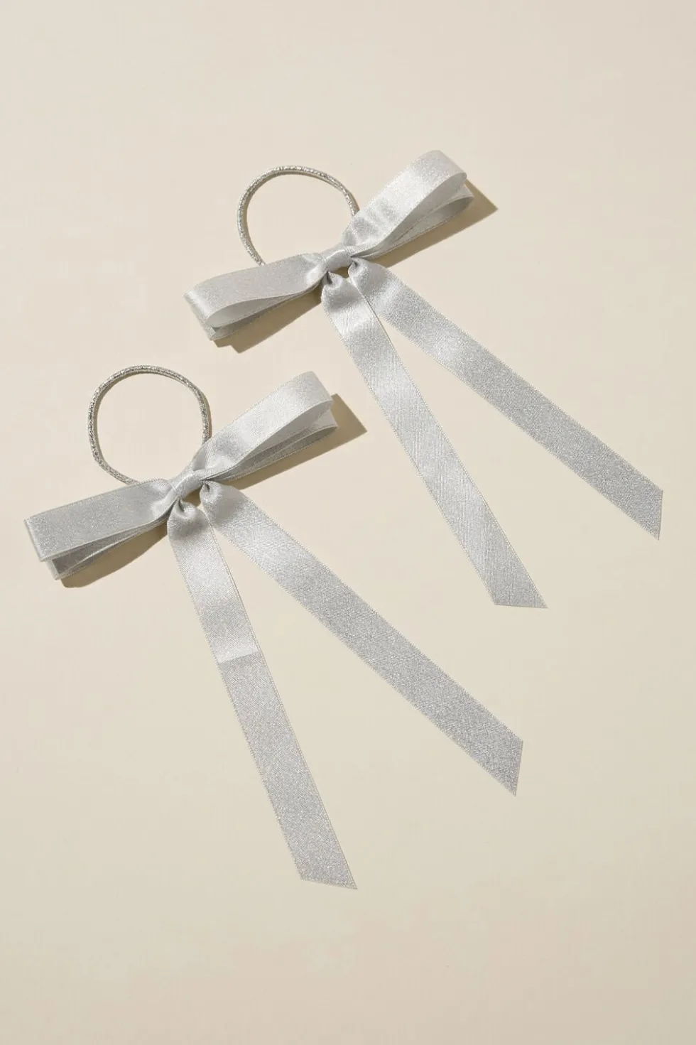 Bailee Bow Hair Tie 2Pk