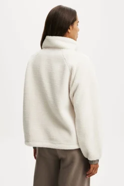 Balance Half Zip Sherpa Pullover Jacket