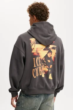Biggie Smalls Box Fit Music Hoodie