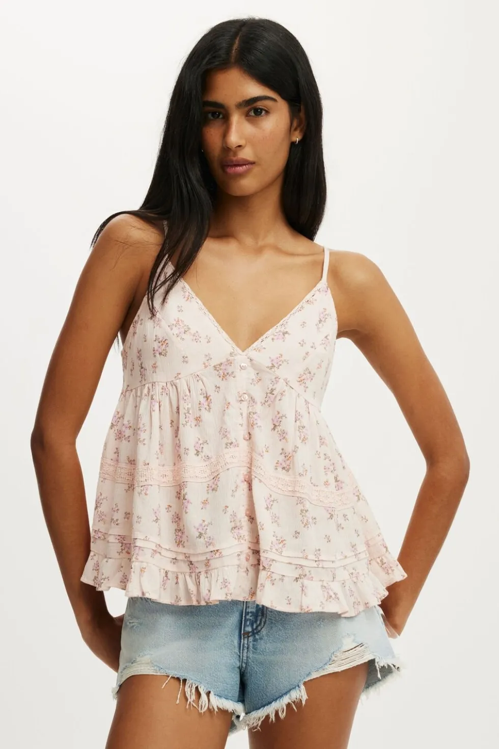 Billie Lace Babydoll Cami