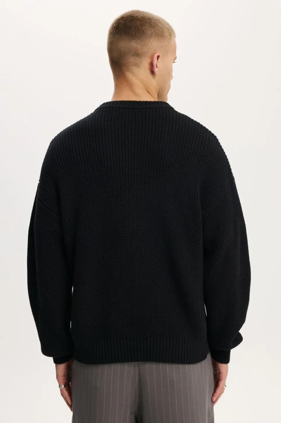 Box Fit Crew Knit