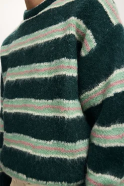 Box Fit Fuzzy Crew Knit