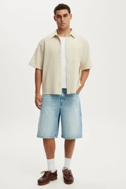 Boxy Fit Short Sleeve Shirt