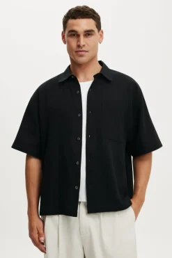 Boxy Fit Short Sleeve Shirt