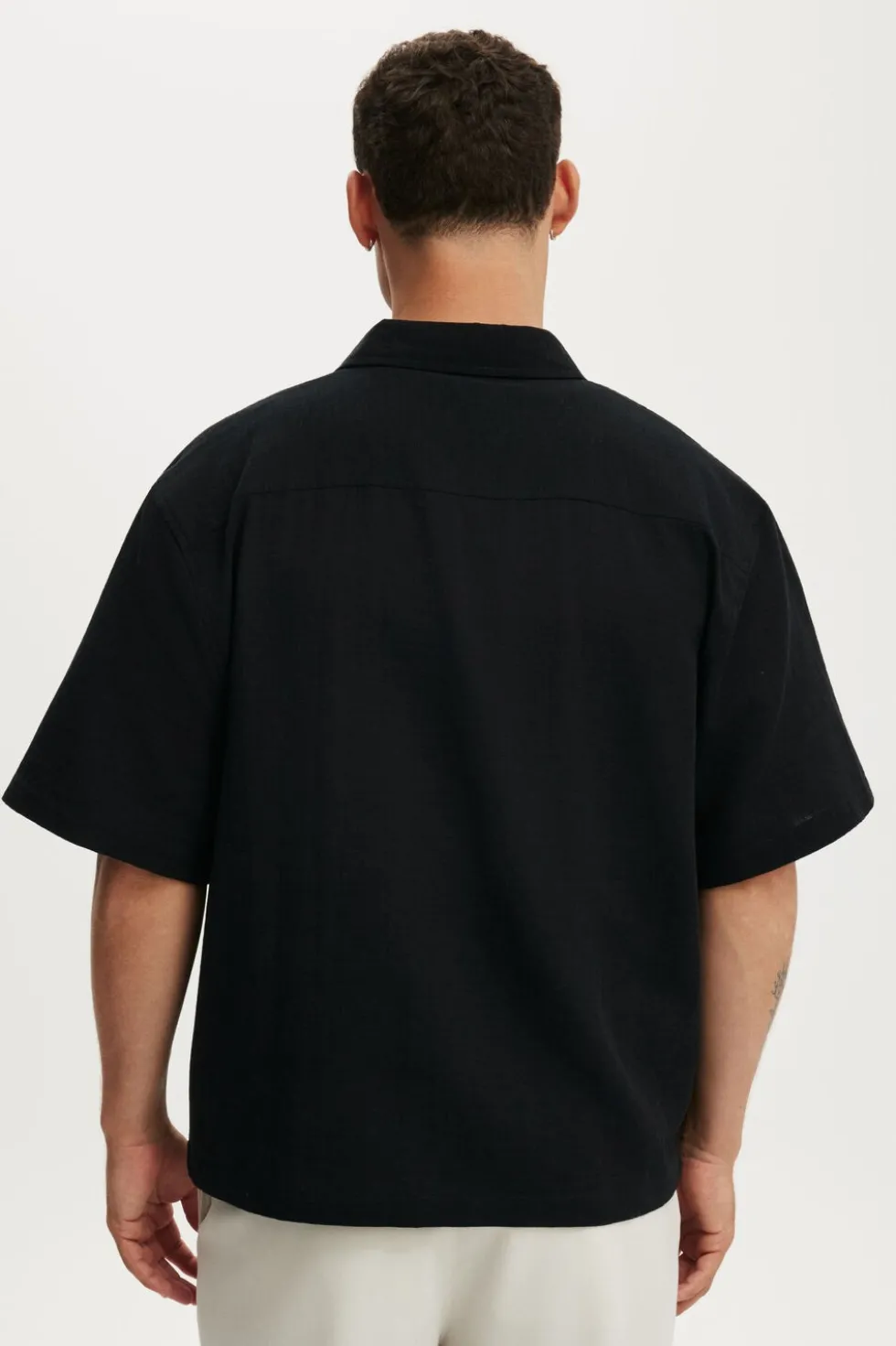 Boxy Fit Short Sleeve Shirt