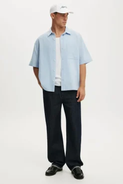 Boxy Fit Short Sleeve Shirt