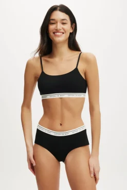 Branded Cotton Cheeky Boyshort