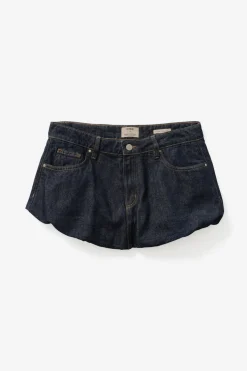 Bubble Denim Skirt