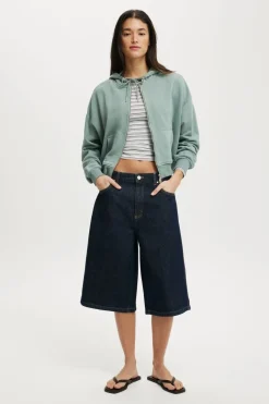 Classic Fleece Oversized Zip Through Hoodie