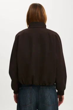 Clover Funnel Neck Bomber