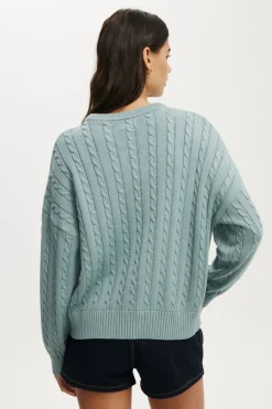 Cotton Crew Neck Sweater