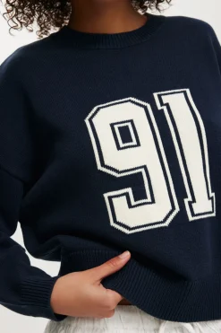 Cotton Crew Neck Sweater