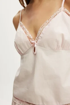 Cotton Soft Keyhole Cami