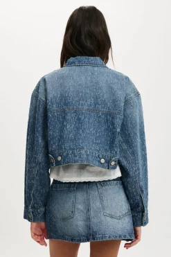 Cropped Denim Jacket