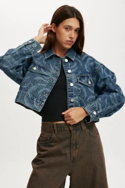 Cropped Denim Jacket