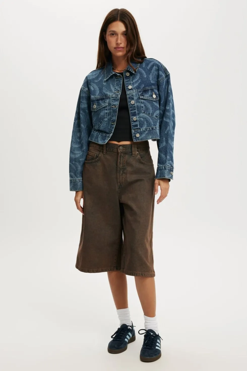 Cropped Denim Jacket