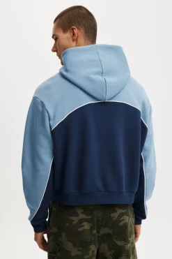 Cropped Fit Graphic Hoodie