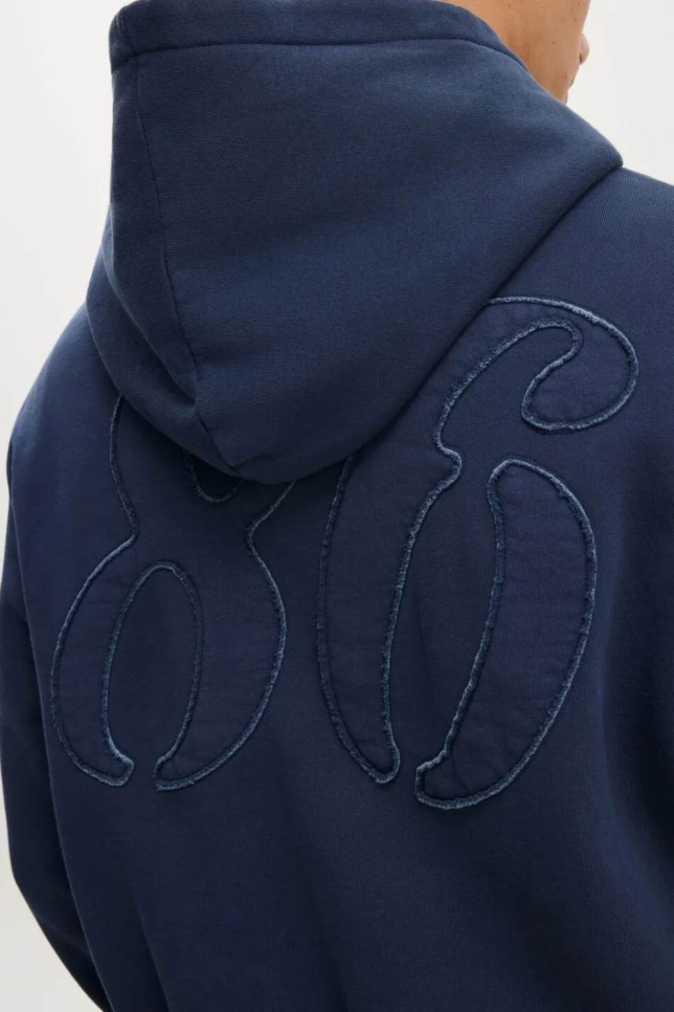 Cropped Fit Graphic Hoodie
