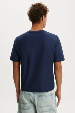 Cropped Fit Graphic T-Shirt