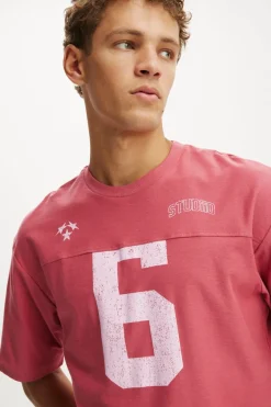 Cropped Fit Graphic T-Shirt