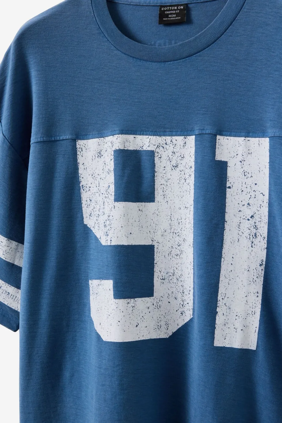 Cropped Fit Graphic T-Shirt
