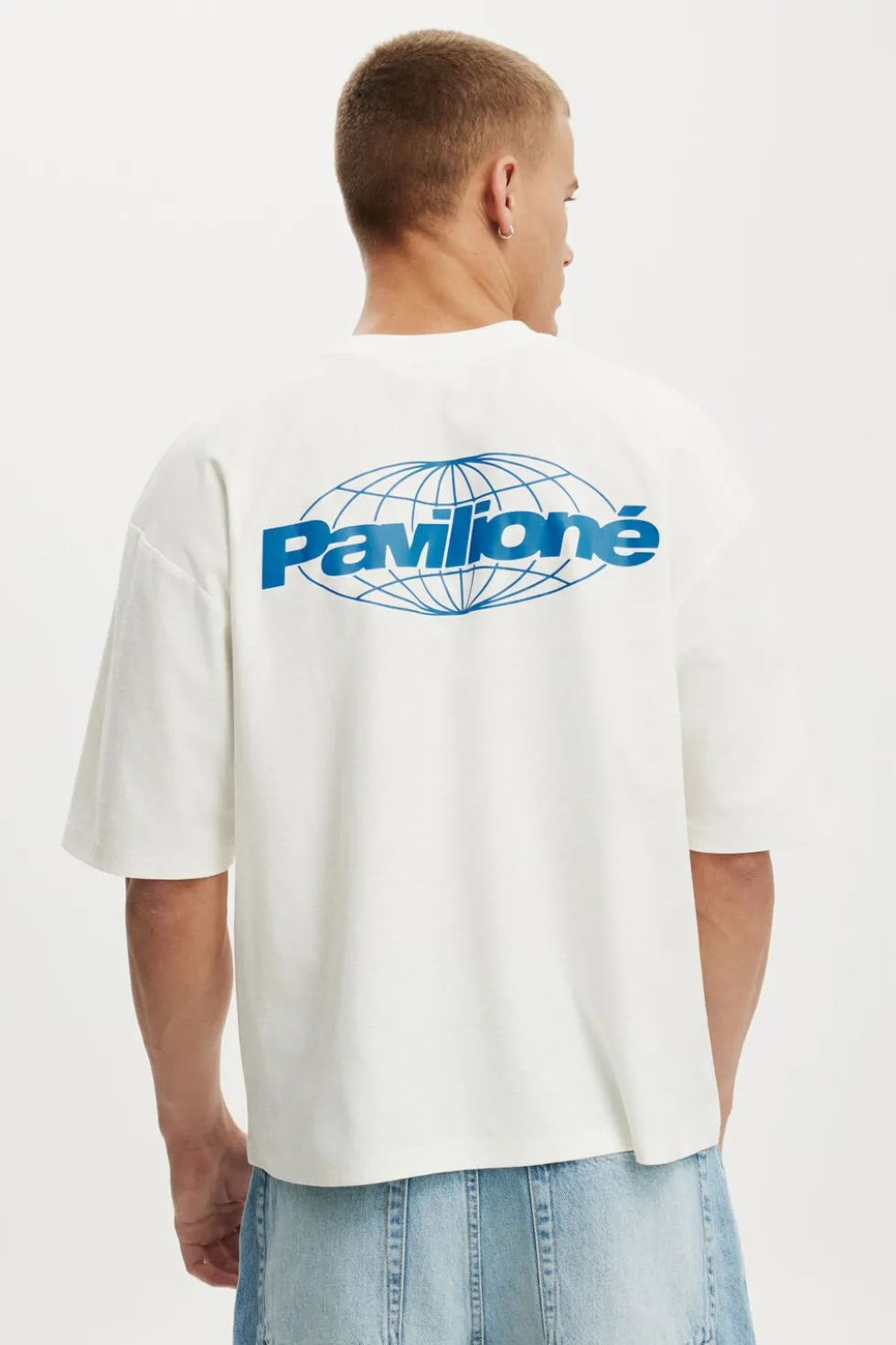 Cropped Fit Graphic T-Shirt