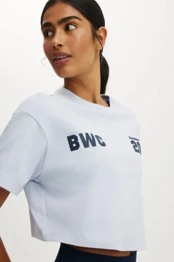 Cropped Graphic Active Tee