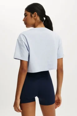 Cropped Graphic Active Tee