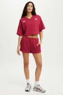 Cropped Graphic Sporty Tee
