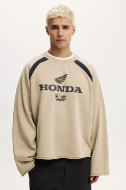 Cropped Honda Jt Racing Crew Fleece