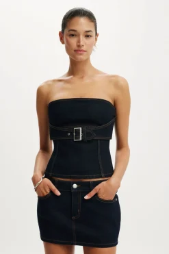 Denim Corset