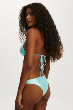 Dip Front High Side Brazilian Bikini Bottom