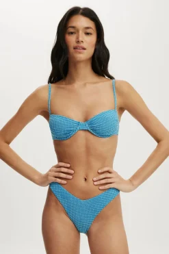 Dip Front High Side Brazilian Bikini Bottom