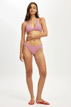 Dip Front High Side Brazilian Bikini Bottom