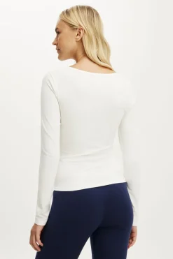 Dreamy Soft Henley Long Sleeve