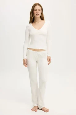 Dreamy Soft Henley Long Sleeve