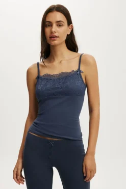 Dreamy Soft Lace Overlay Cami