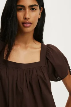Eliza Babydoll Tunic Top